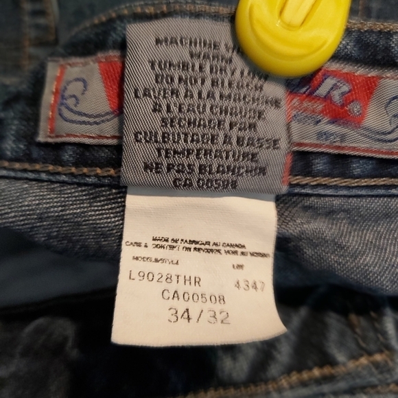 📣2/40$📣 Vintage SILVER men's jeans made in Canada Size 34 - Picture 9 of 12